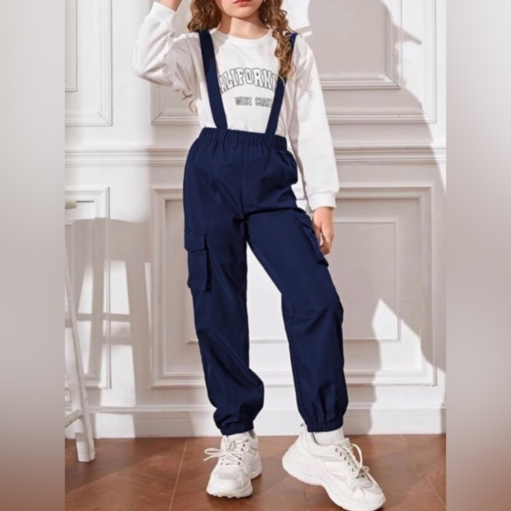 Blibean Unisex Boys Girls Workout Cargo Pant Size 10-11 Years Old